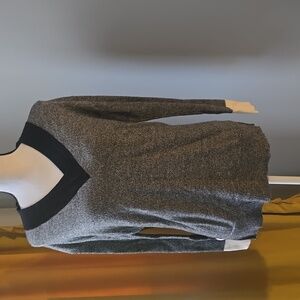 Smartwool v neck colorblock sweater sz m